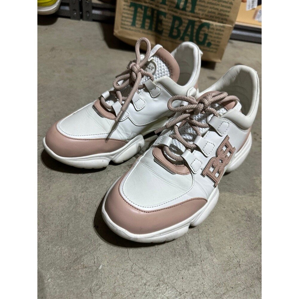 Bally women Glick platform sneakers 8.5 size great condition